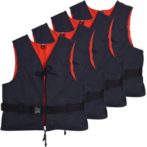 VidaXL Zwemvesten 50 N 50-70 kg marineblauw 4 st