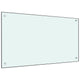 VidaXL Spatscherm keuken 90x50 cm gehard glas wit