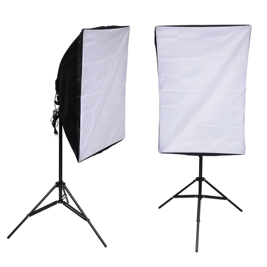 VidaXL Lampstatief 2 st met softbox