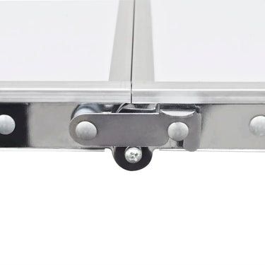 VidaXL Campingtafel inklapbaar en verstelbaar in hoogte aluminium 180 x 60 cm