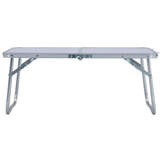 VidaXL Campingtafel inklapbaar 60x40 cm aluminium wit