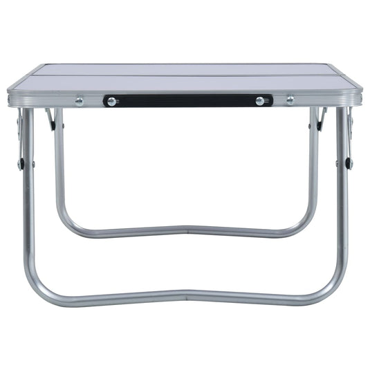 VidaXL Campingtafel inklapbaar 60x40 cm aluminium wit