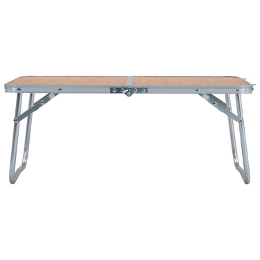 VidaXL Campingtafel inklapbaar 60x40 cm aluminium bruin