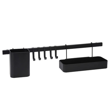Excellent Houseware Houseware 8-delige Keukenorganizer zwart