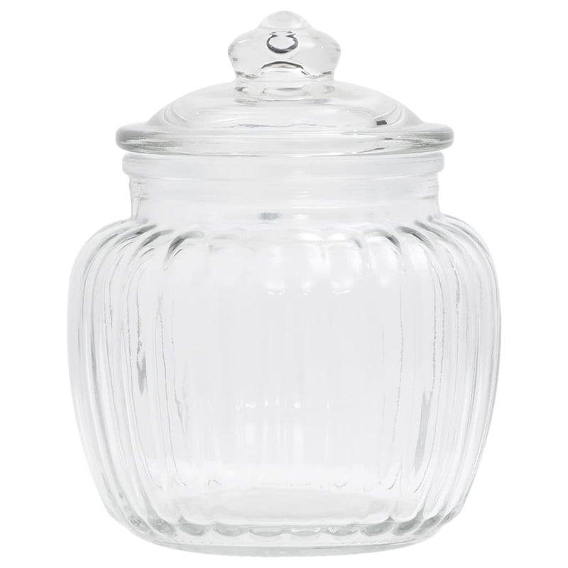 Load image into Gallery viewer, VidaXL Opbergpotten 6 st 500 ml glas
