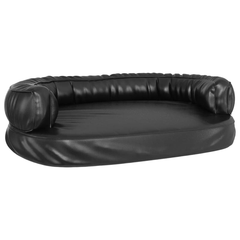 Load image into Gallery viewer, VidaXL Hondenmand met ergonomisch schuim 88x65 cm kunstleer zwart
