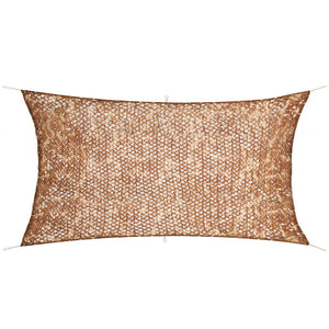 VidaXL Camouflagenet met opbergtas 4x7 m beige