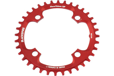 Blackspire Kettingblad snaggletooth 104 36 rood