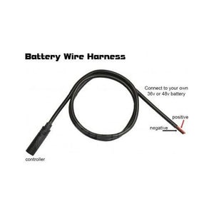 Bafang 8fun kabel controller accu zwart vrouw-3p man 2-p 100 cm
