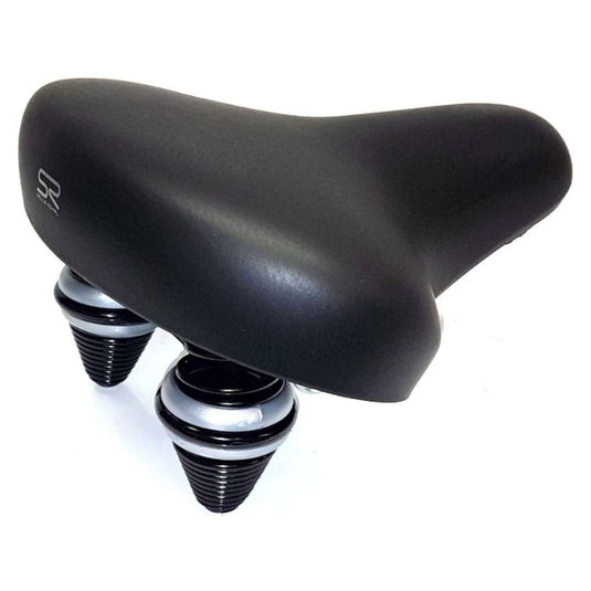Royal selle 8965 zadel zwart met drifterveren en strop zwart bulk