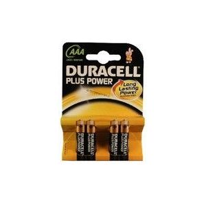 Batterij Duracell Plus Power Aaa (P4)