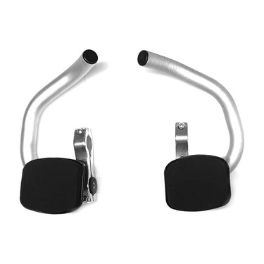 TranzX Tranzx set opzetstuur triathlonstuur 22.2 mm zilver met pads