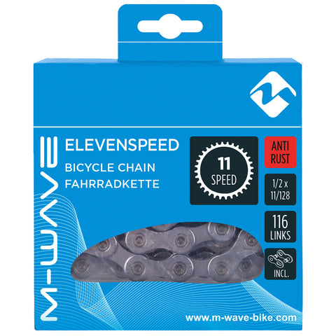 M-wave (kmc) ketting 11-speed 11 128 116 schakels anti roest in doosje