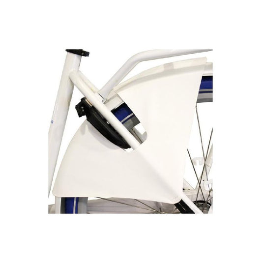 Hesling jasbeschermer 28 5 manta leather look lakdoek wit blister