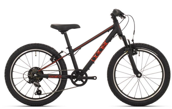 Beast 24 inch atb fiets alu 6v v-brake mat zwart rood