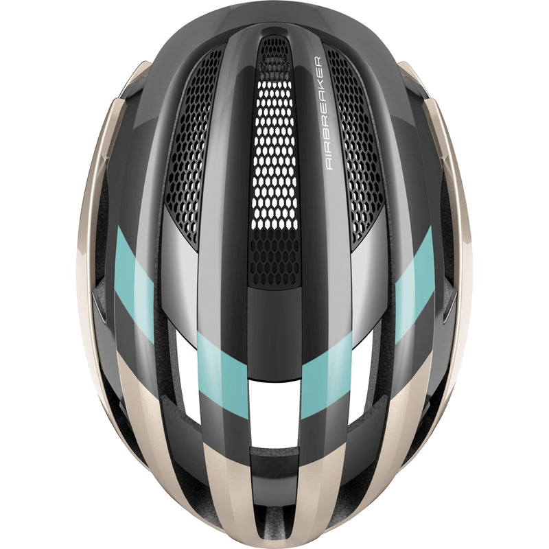 Load image into Gallery viewer, Abus Helm AirBreaker champagne Goud S 51-55cm
