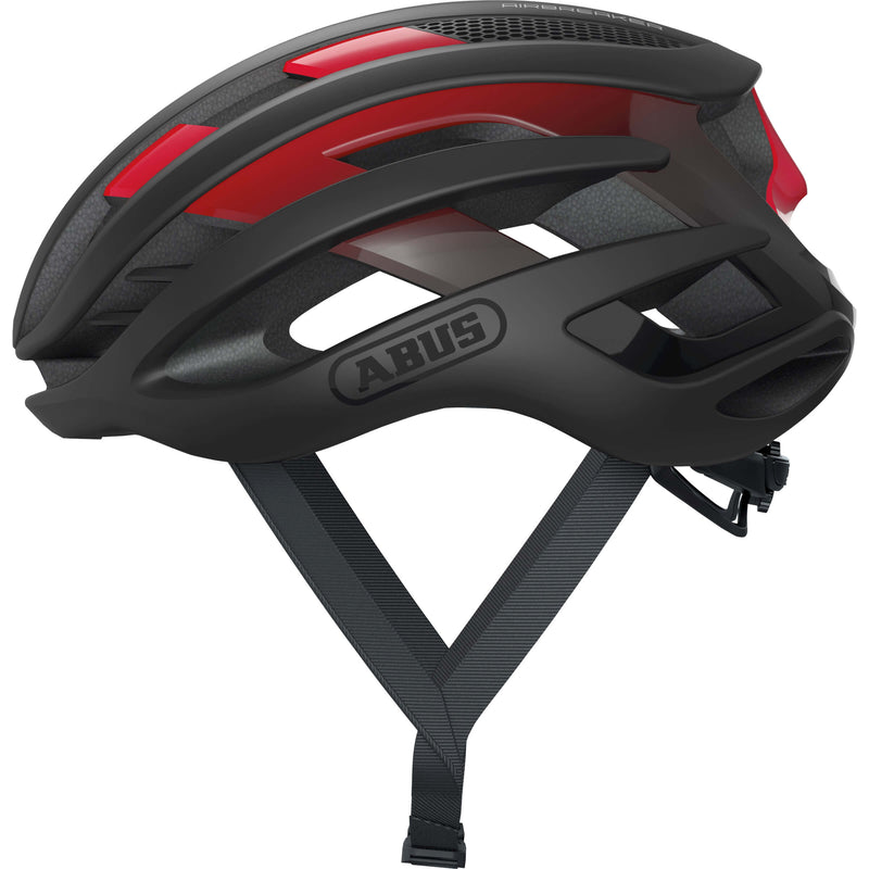Load image into Gallery viewer, Abus Helm AirBreaker Zwart Rood L 59-61cm
