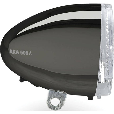 AXA koplamp 606 Auto 15 lux Dark Crome 60cm wire