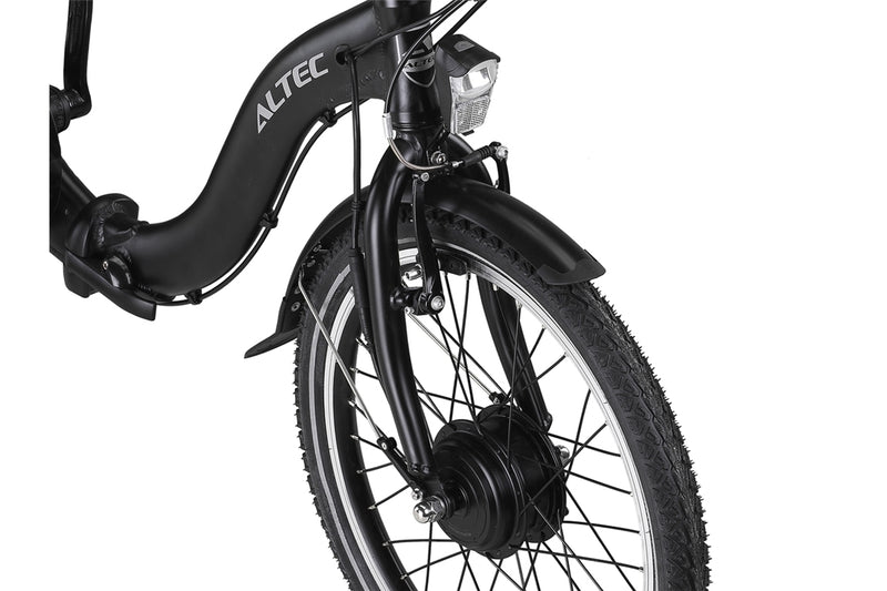 Load image into Gallery viewer, Altec Comfort E-bike Vouwfiets 20 inch 7-spd. 518Wh Mat Zwart M129 40Nm
