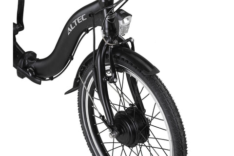 Altec Comfort E-bike Vouwfiets 20 inch 7-spd. 518Wh Mat Zwart - M129 - 40Nm