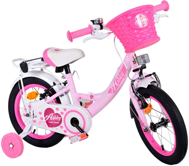 Volare Ashley Kinderfiets Meisjes 14 inch Roze Twee Handremmen