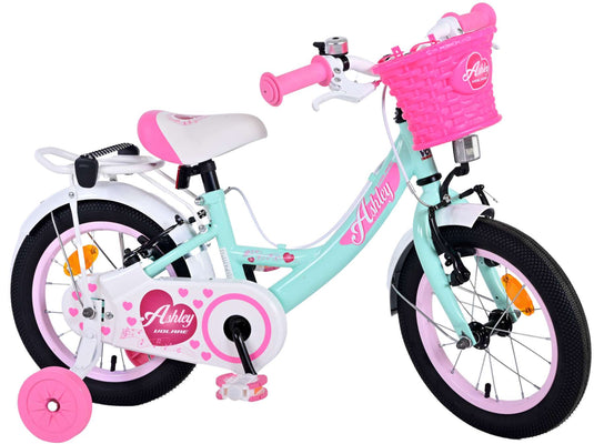 Volare Ashley Kinderfiets Meisjes 14 inch Groen Twee Handremmen