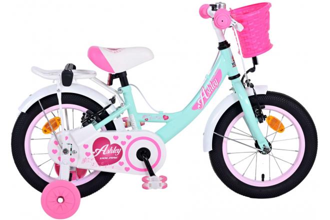 Load image into Gallery viewer, Volare Ashley Kinderfiets Meisjes 14 inch Groen Twee Handremmen
