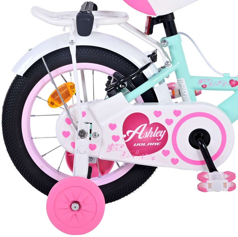 Load image into Gallery viewer, Volare Ashley Kinderfiets Meisjes 14 inch Groen Twee Handremmen
