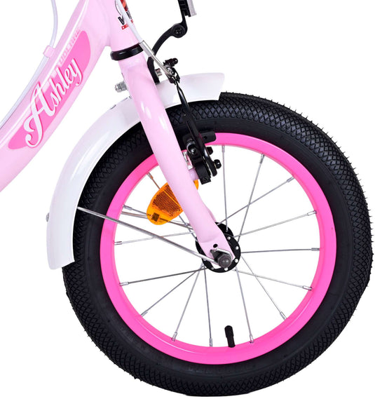 Volare Ashley Kinderfiets Meisjes 14 inch Roze Twee Handremmen