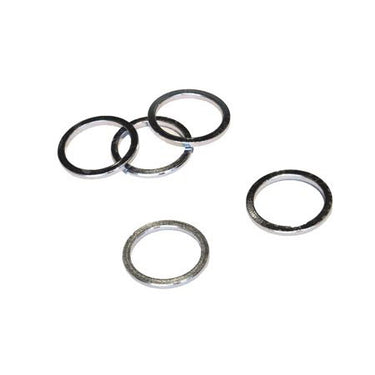 Vwp balhoofdtussenring spacer alu 3mm 1.1 8 zilver p 5