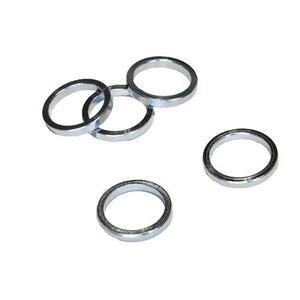 Vwp balhoofdtussenring spacer alu 5mm 1.1 8 zilver p 5