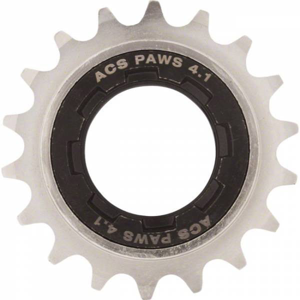 freewheel 18t 3 32 paws 4.1 nikkel zwart