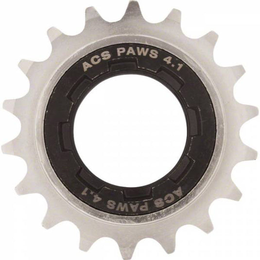 Acs freewheel bmx 18t 3 32 paws 4.1 bsa nikkel zwart