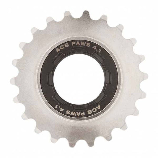 Acs freewheel bmx 22t 3 32 paws 4.1 nikkel zwart