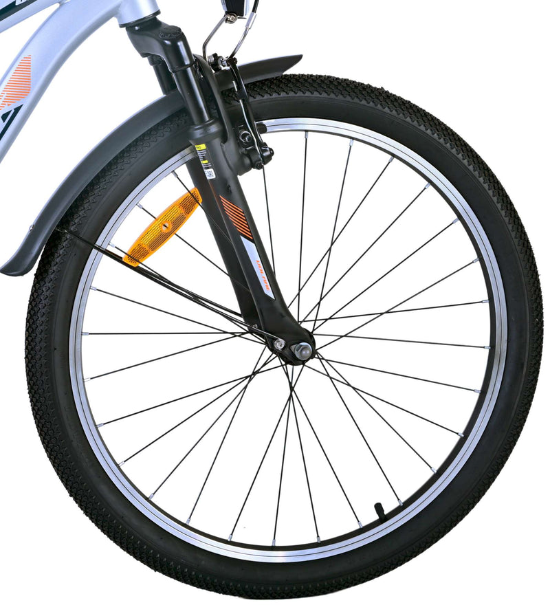 Load image into Gallery viewer, Volare Cross Kinderfiets Jongens 24 inch Zilver
