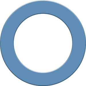 Designa DESIGNA Dartboard Surround Heavy Duty Sky Blue