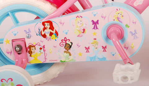 Disney Princess Kinderfiets - Meisjes - 10 inch - Roze - Doortrapper