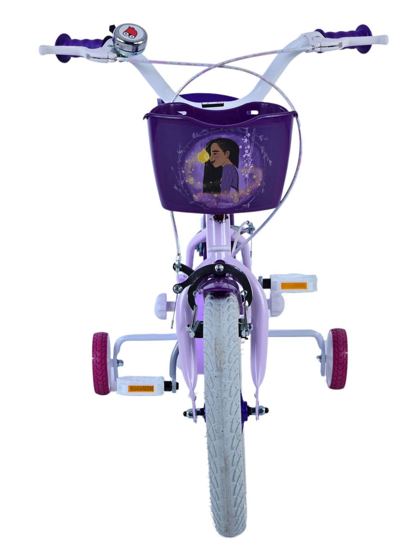 Load image into Gallery viewer, Wish Wish Wish Kinderfiets Meisjes 14 inch Paars Twee handremmen
