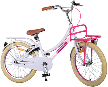 Volare Volare Kinderfiets Meisjes 20 inch Wit Twee handremmen