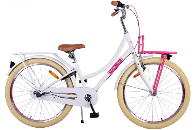 Load image into Gallery viewer, Volare Volare Kinderfiets Meisjes 24 inch Wit 3 Versnellingen
