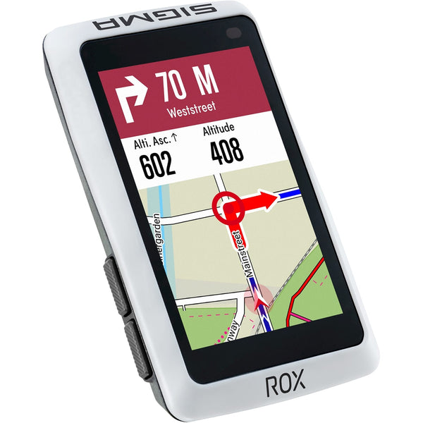 Sigma fietscomputer ROX 12.1 EVO GPS White Basic