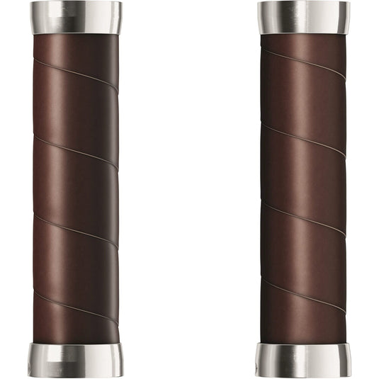 Brooks Handvatten Slender Leather grips 130mm a. brown