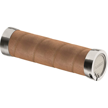 Brooks handvatten slender leather grips 100 130mm aged