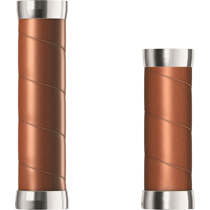 Load image into Gallery viewer, Brooks Handvatten Slender Leather grips 100 130mm honey
