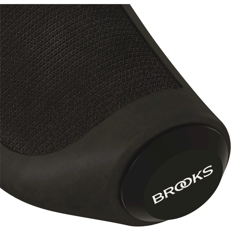 Load image into Gallery viewer, Brooks Handvatten Ergonomic cambium grips 100mm black
