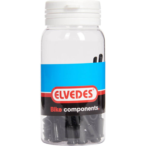ds Elvedes kabelhoedje 5.0mm PVC met tip (50)