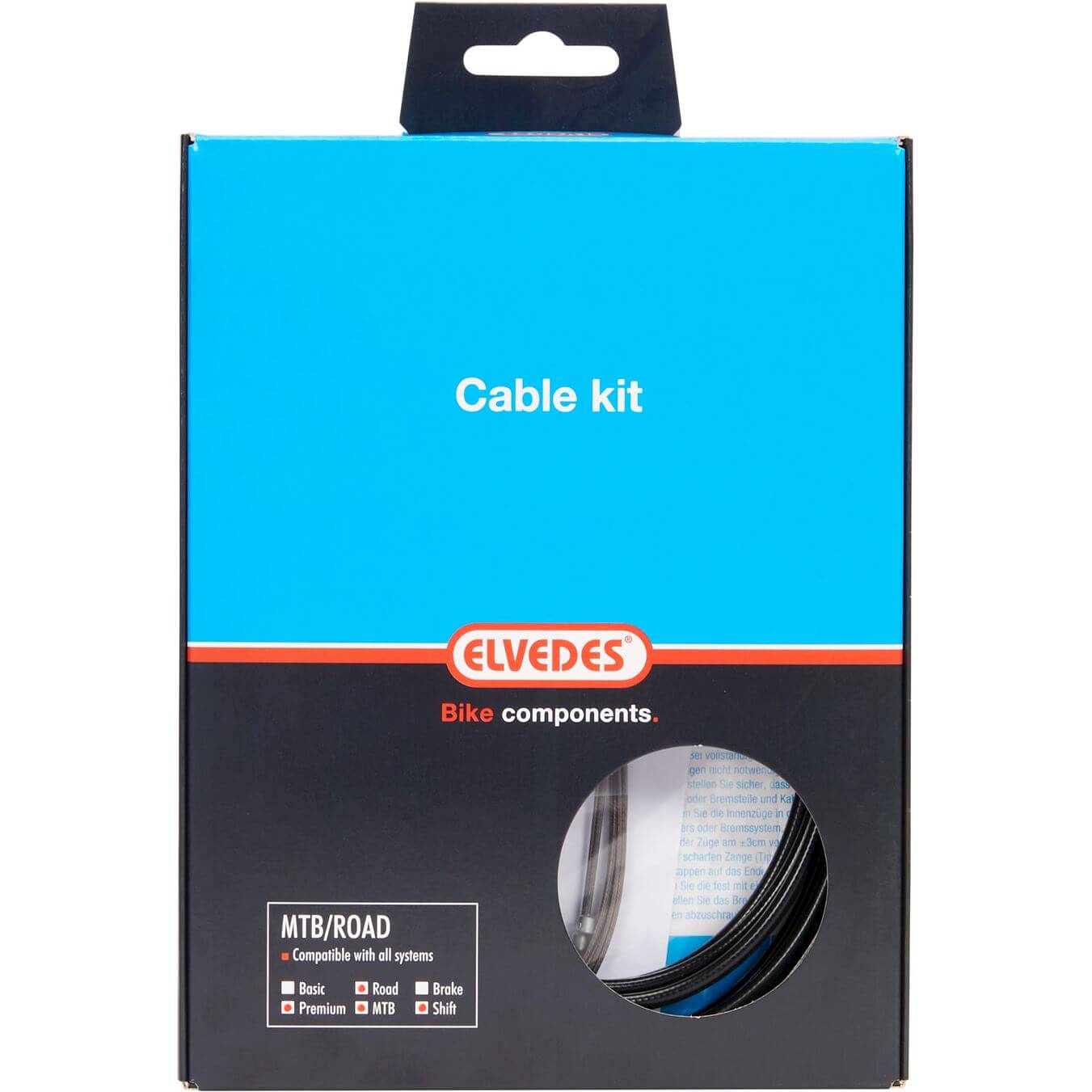 Elvedes schakel kabel kit Pro ATB RACE zwart
