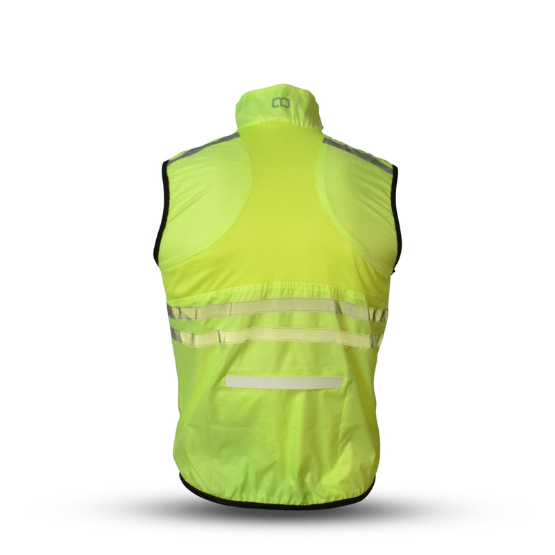 Load image into Gallery viewer, Outwet Windbreaker mesh vest neon yellow small
