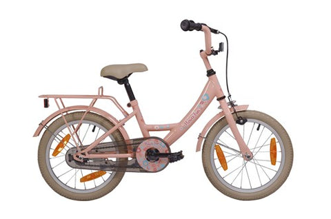 Bike fun 16 inch meisjesfiets flower fun roze