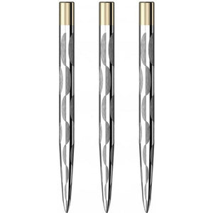 Mission Mission Laser Plus Solid Arc Tip Darts Points Silver 32 mm